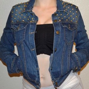 Studded Denim Jacket